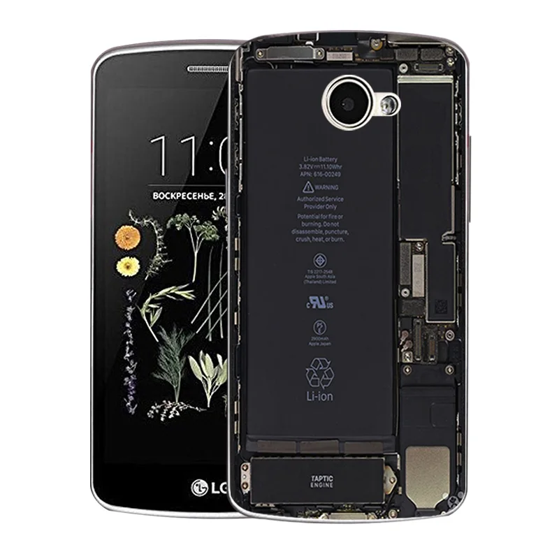 Чехол для LG K5 мягкий силиконовый чехол из ТПУ прозрачный s Scape с принтом мобильный
