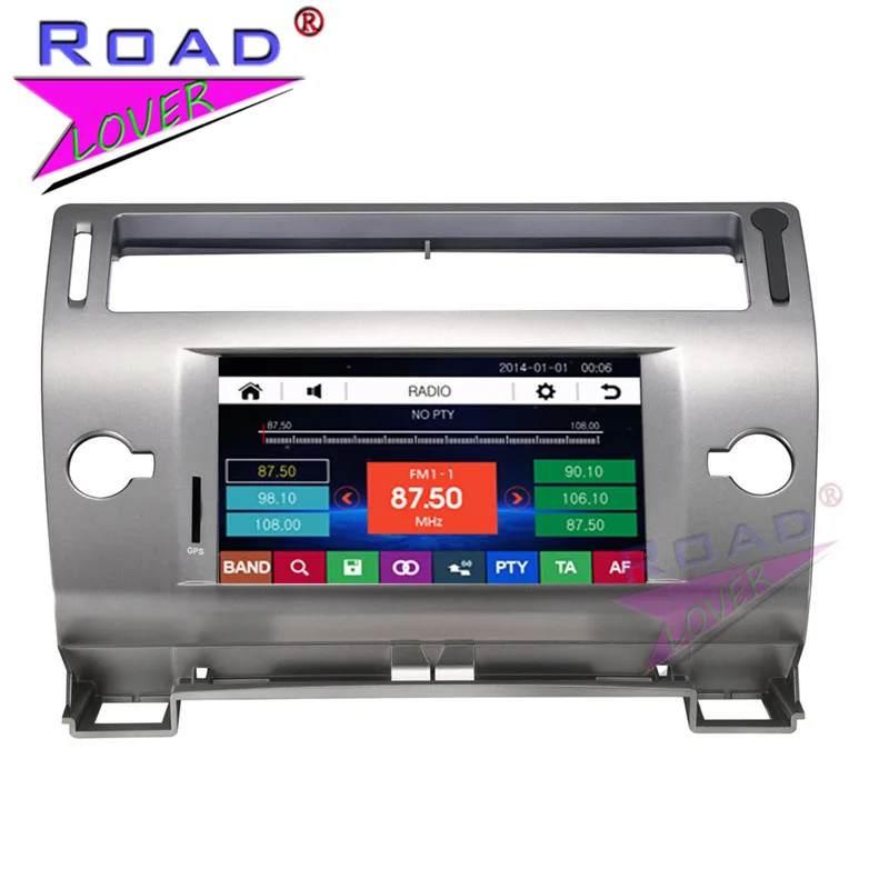 Автомобильный DVD плеер TOPNAVI Wince 2 Din 7 дюймов Автомагнитола для Citroen C4 стерео GPS