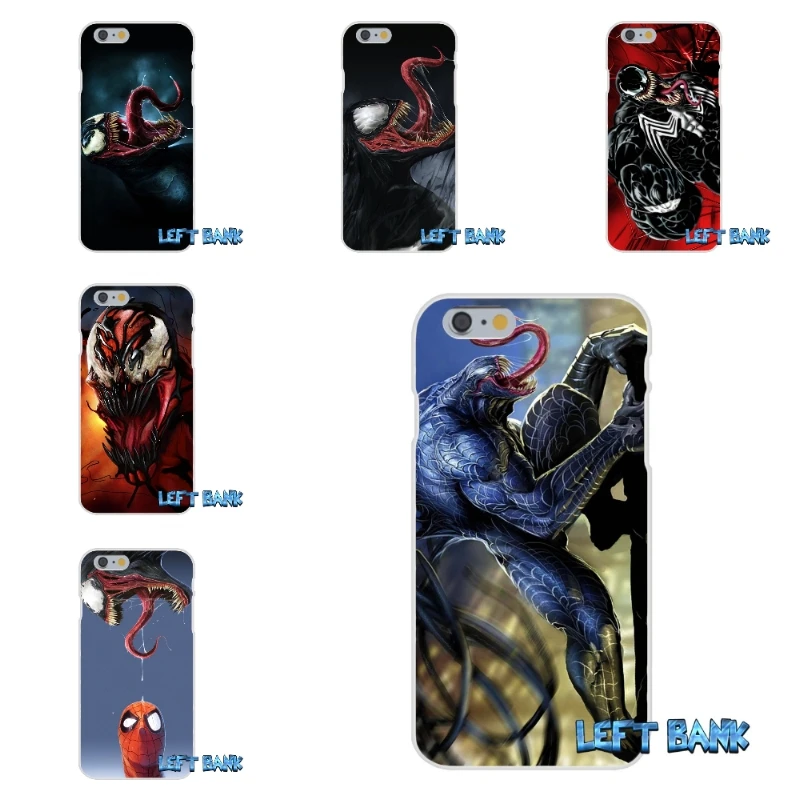 Мягкий силиконовый прозрачный чехол из ТПУ для Samsung Galaxy Note 3 4 5 S4 S5 MINI S6 S7 edge Carnage Marvel