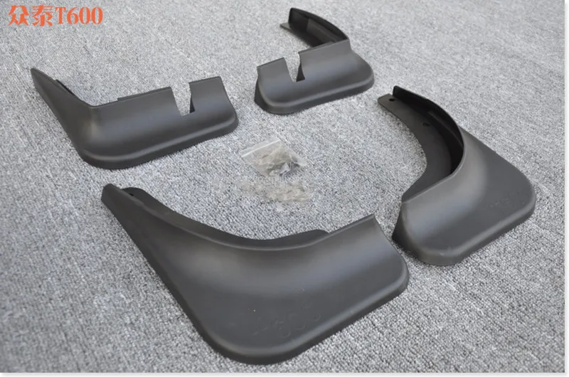

Car accessories 4PCS/set Mud Flaps Splash Guard Fender for 2014 2015 2016 ZOTYE T600 version car styling