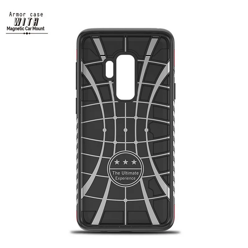 Чехол для Galaxy A7 2018 с отделением карт армированный Магнитный чехол телефона Samsung A6