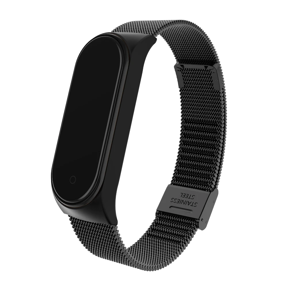 Ремешок для Mi Band 4 3 металлический ремешок из нержавеющей стали для Mi Band 4 3 ремешок совместимый браслет для Miband 4 3 браслеты Pulseira