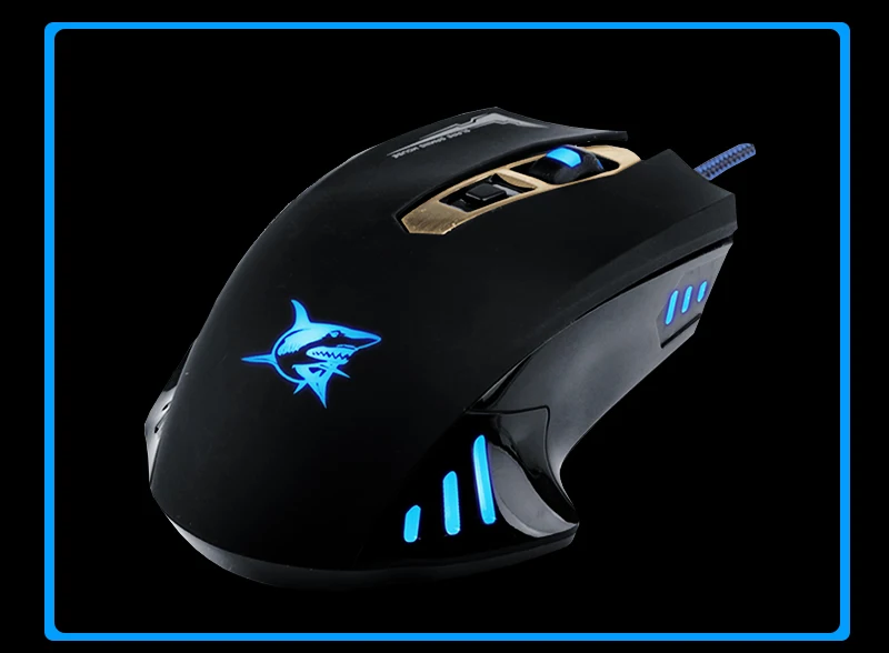 Черный M7186D игровая мышь Эрго красочные блики Интернет-кафе игровая мышь высокого класса игровая IC - Цвет: Черный