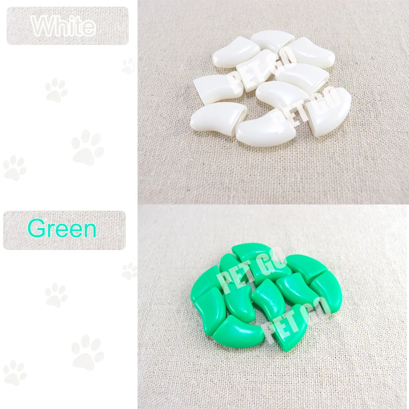 Бесплатная доставка 80 шт./Лот колпачки для когтей собак мягкие 6 размеров xs s m l xl xxl