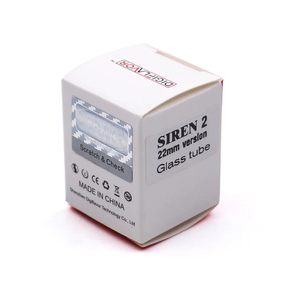 2 шт./лот Digiflavor siren v2 стеклянные трубки электронные cigarettte аксессуар замена для 22 мм
