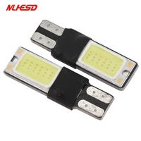 100 pieceslot t10 canbus 194 168 2825 w5w wedge backup reverse lamp sided 12smd t10 cob led car brake clearance light dc 12v