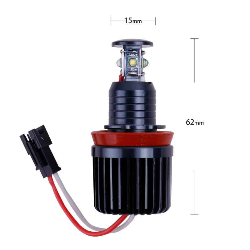 2 шт Автомобильный светодиодный Ангельские глазки светильник фары H8 40 Вт для BMW E82