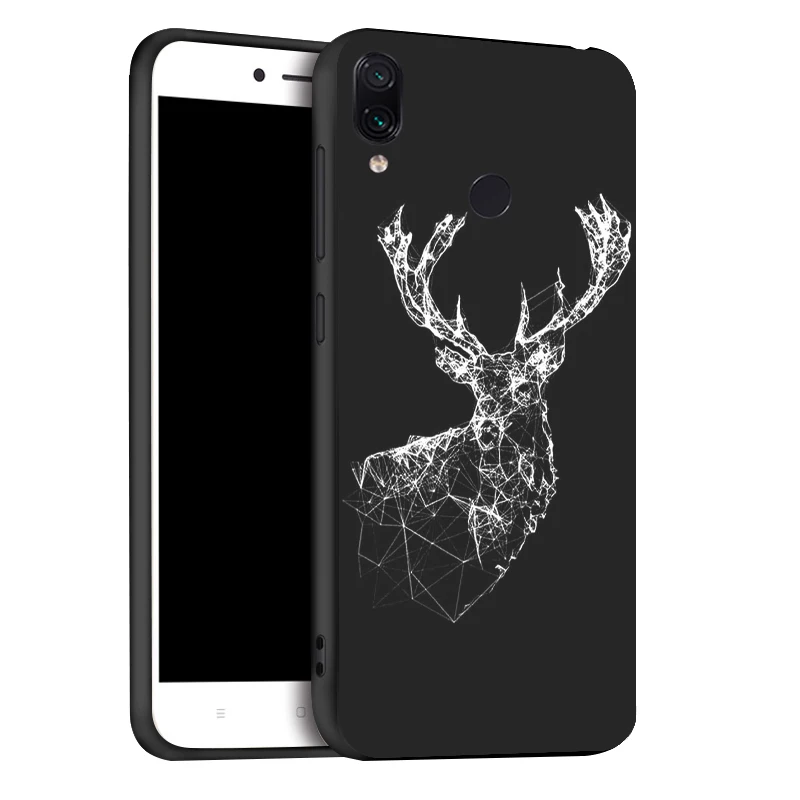 x065 Чехол Xiao mi Red mi Note 7 5 Pro 8 чехол Xio mi Red mi 7 S2 чехол 3D DIY Окрашенный черный чехол для Xiaomi mi 9 SE A1 A2 9T бампер Funda - Цвет: x065