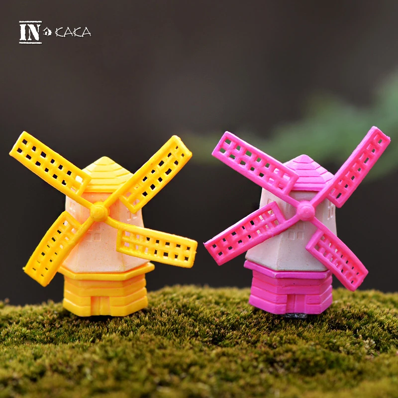 Милые мини-мельницы для дома домашний декор фигурки мохов игрушки