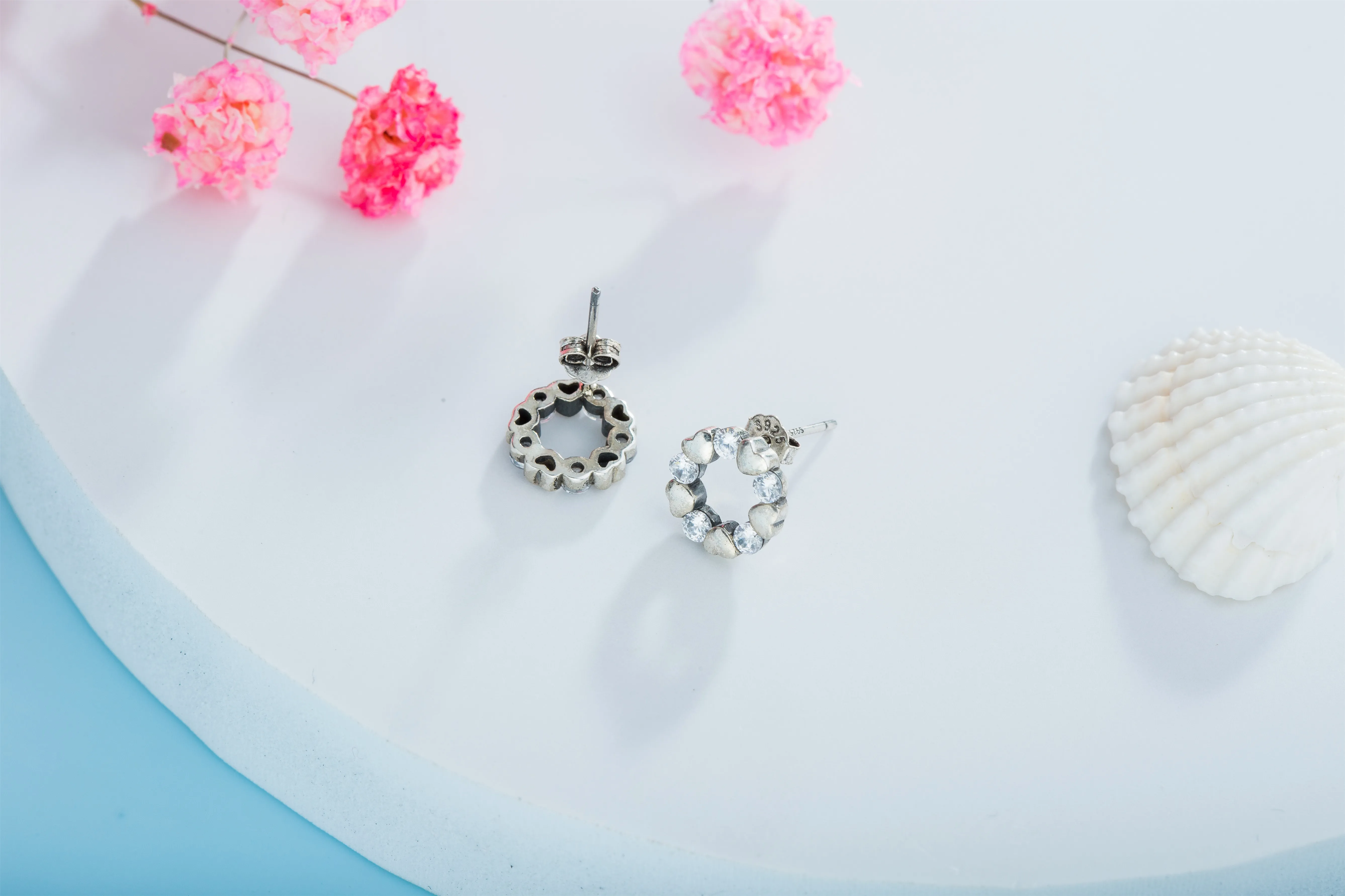 Ms. Jewelry Серьги стерлинговые серебряные 925 бусины для браслета дизайн в июня серьги
