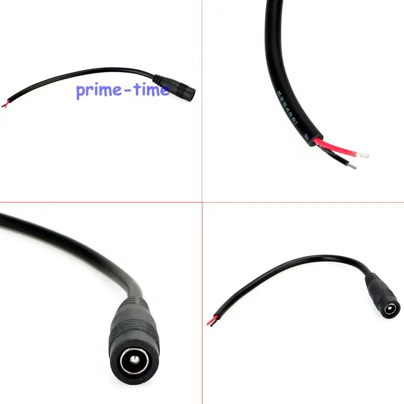 5 пар Штекерный и гнездовой разъем питания постоянного тока кабель 5x2 1 мм для