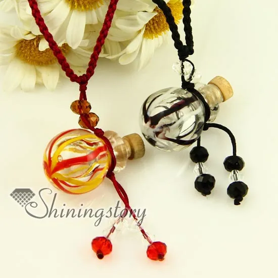 Диффузоры ожерелья эфирного масла пустой маленький флакон ожерелье подвески для