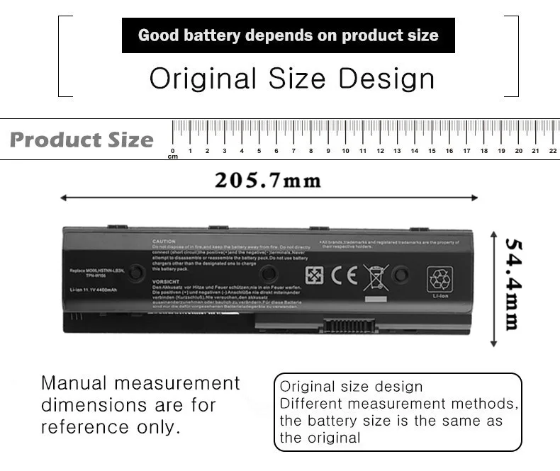 Аккумулятор для ноутбука HP Envy DV4 павильон M6 vilion MO06 H2L55AA LB3P с питанием от