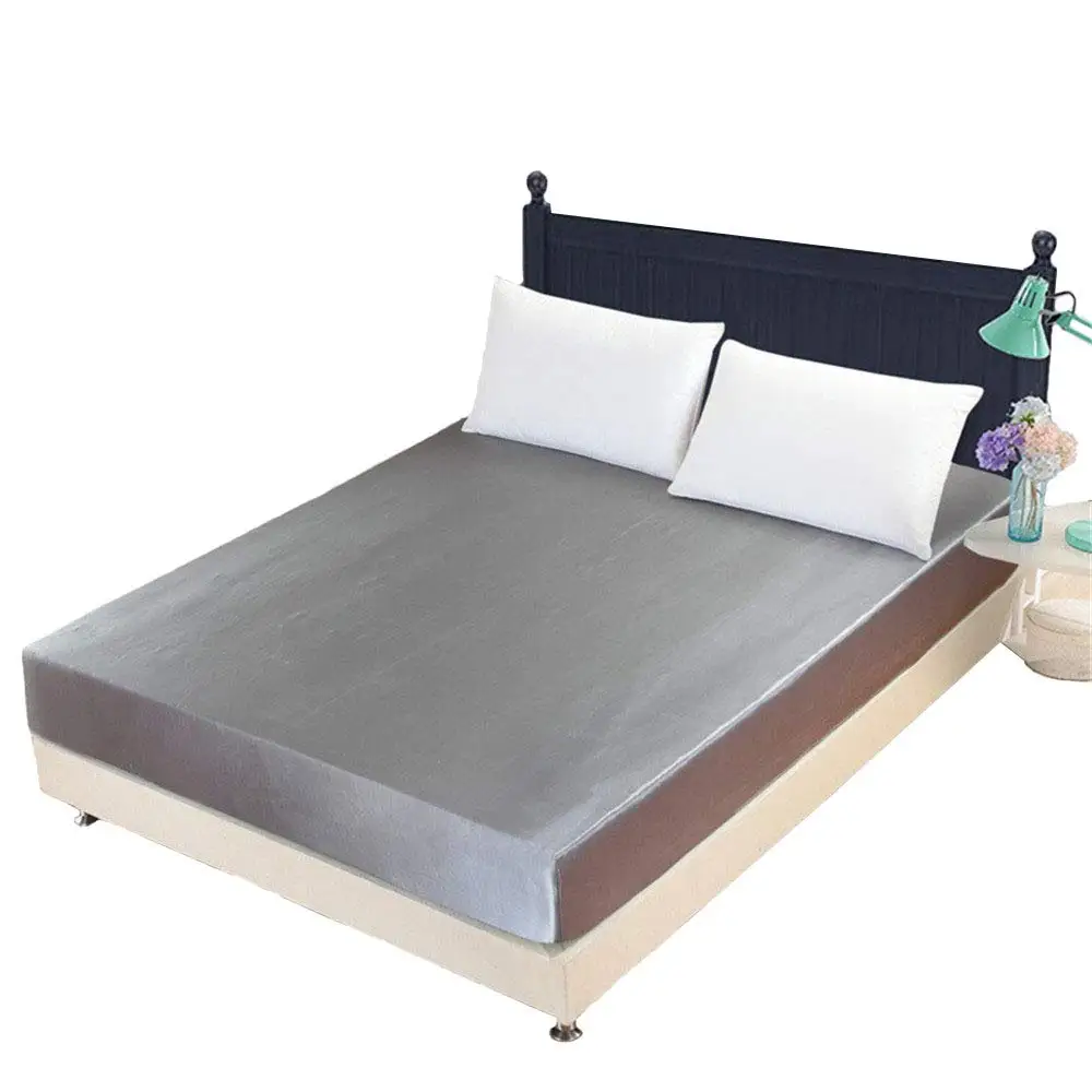 Простыня атласная однотонная 1 шт. | Дом и сад