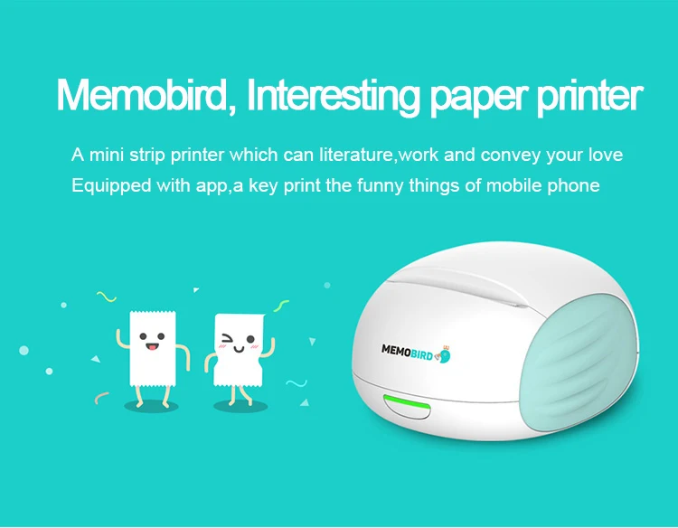 MEMOBIRD маленький принтер Wifi Портативный Bluetooth печать штрих-кода беспроводной карманный термальный принтер электронный компьютер офис