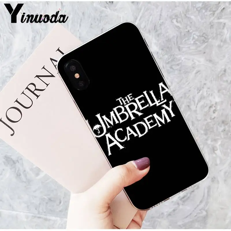 Yinuoda новый тв зонт академия тпу мягкий силиконовый чехол для телефона iPhone 8 7 6 6S Plus