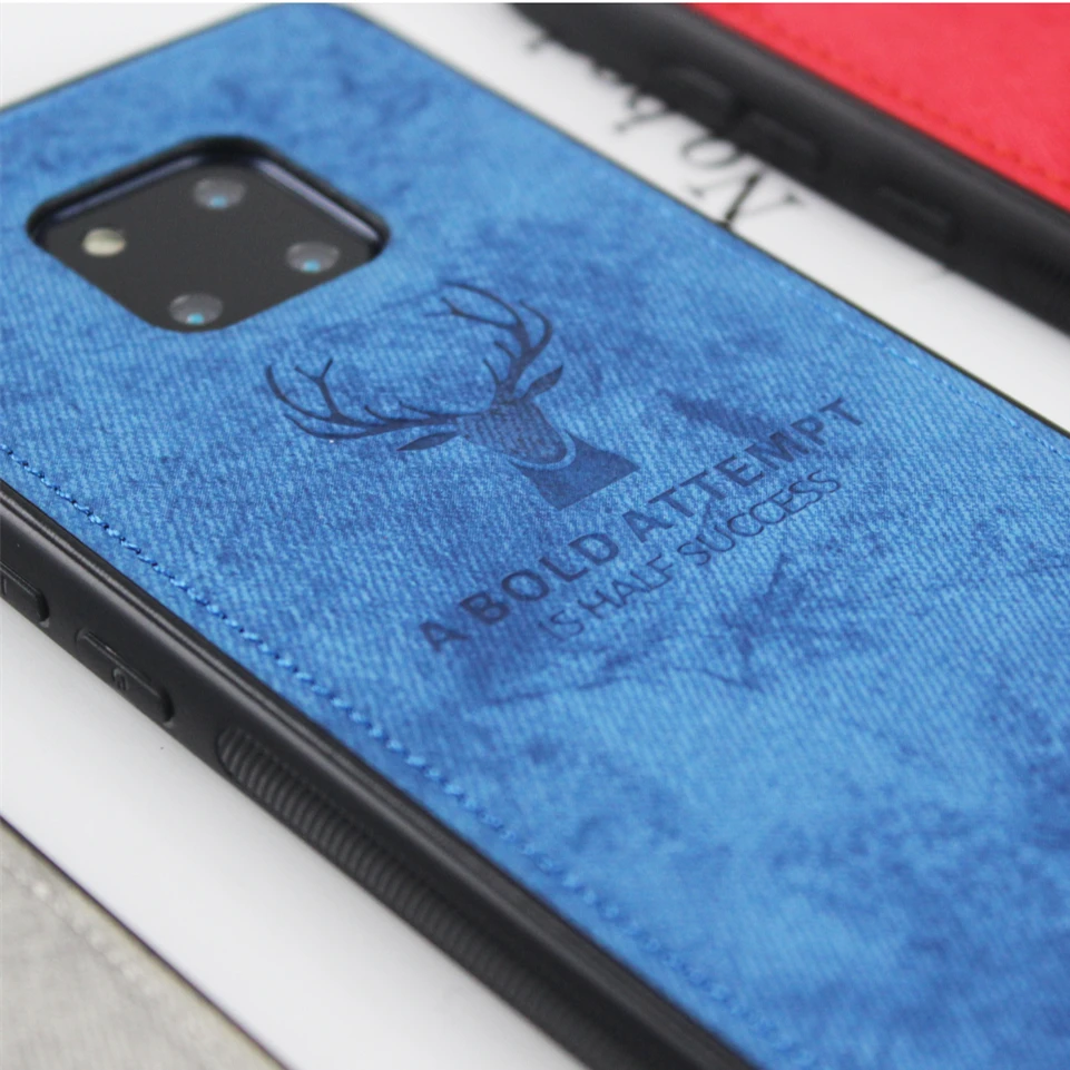 Чехол для Huawei P30 P20 P40 Nova 3 3i 7i Honor 10i 20s Mate 10 20 Pro Lite тканевый Мягкий ТПУ чехол с
