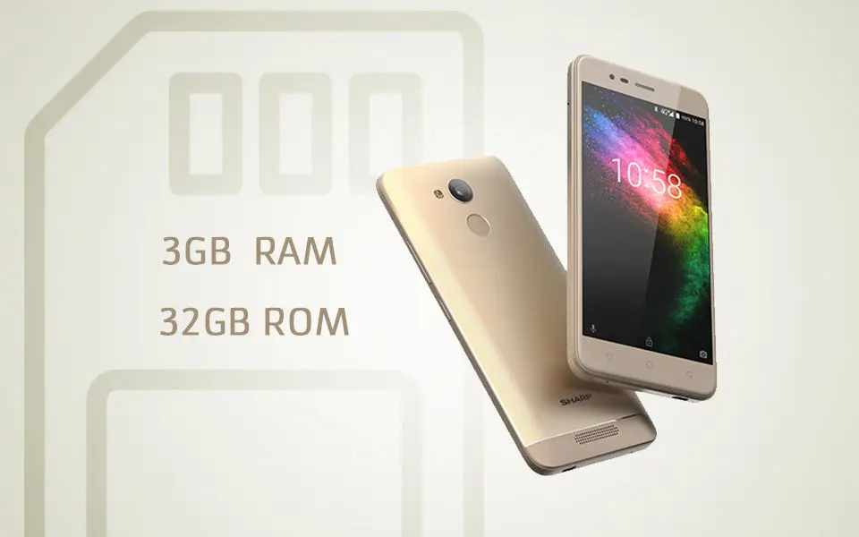 Смартфон SHARP R1 4G LTE с глобальной прошивкой четырехъядерный процессор 5 2 &quotMT6737 3 ГБ