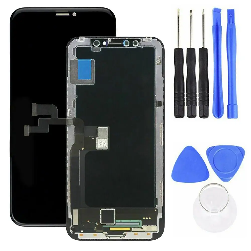 Новое поступление замена OLED дисплей сенсорный экран дигитайзер для iPhone X с