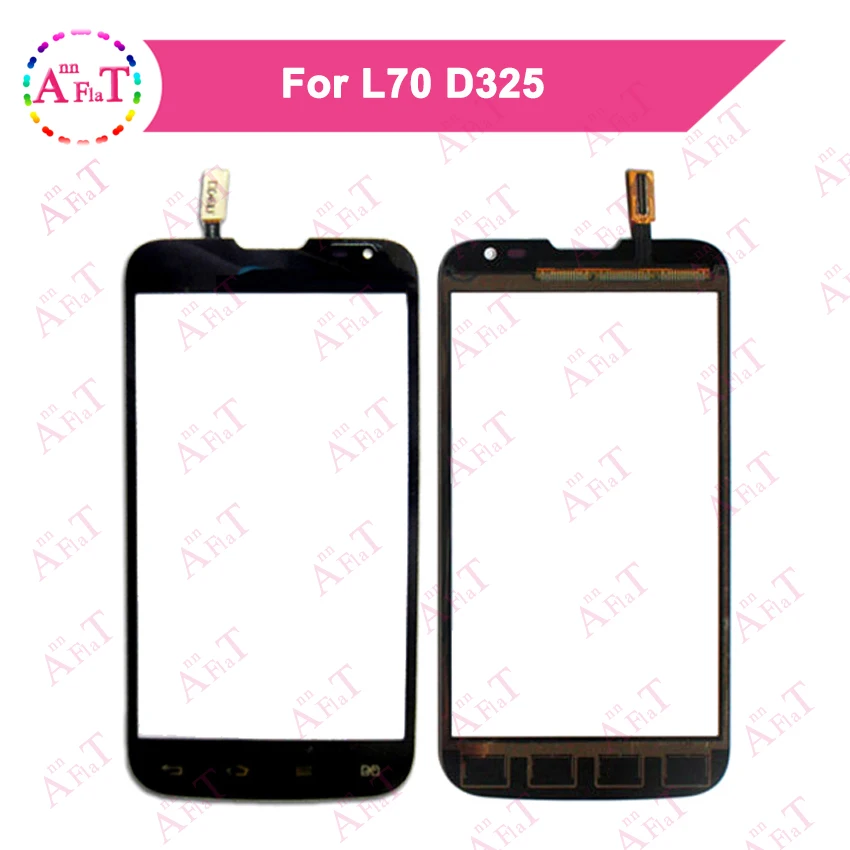 5 шт./лот 4 &quotдля LG L70 двойная sim-карта D325 сенсорный экран дигитайзер Датчик внешняя