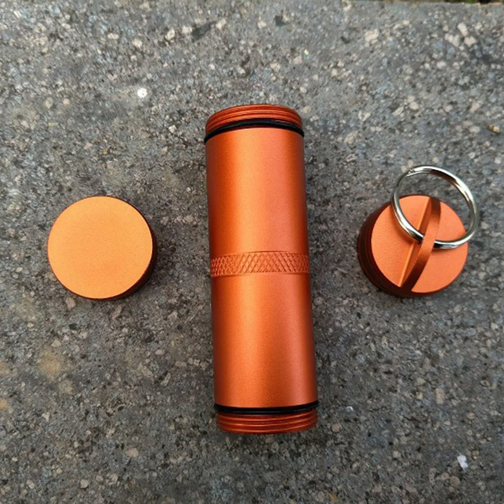 Инструмент для хранения Брелок путешествий Водонепроницаемая бутылка таблеток