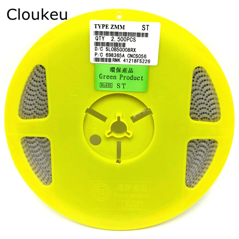 

2500 шт. ZMM 0,5 W 2,4 V-30V 1/2W LL-34 1206