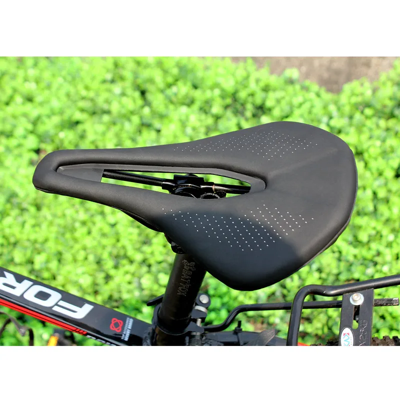 Bicycle Saddle MTB Road Bike Racing Saddles Seat Ironman Triathlon Wide Sillin Bicicleta PU Breathable Soft Cushion parts | Спорт и