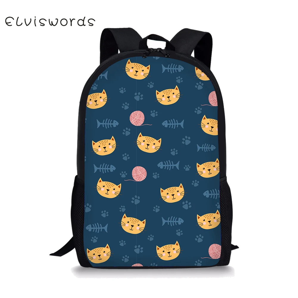 Рюкзак ELVISWORDS элегантный рюкзак для пеших прогулок милый Уникальный Детский