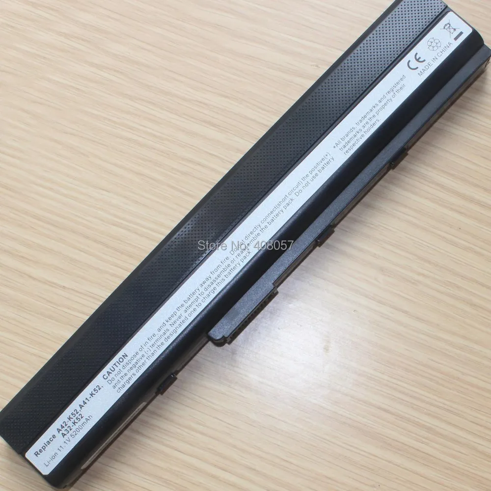 Аккумулятор для ноутбука Asus a52j аккумулятор 5200 мАч k52j k52 a52 k42 серия 70-NXM1B2200Z с