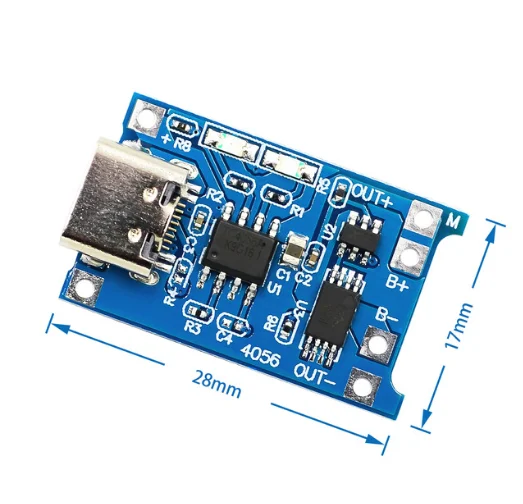 TP4056 1A 5V type c Micro USB 18650 литиевая батарея зарядная плата с защитным модулем зарядного