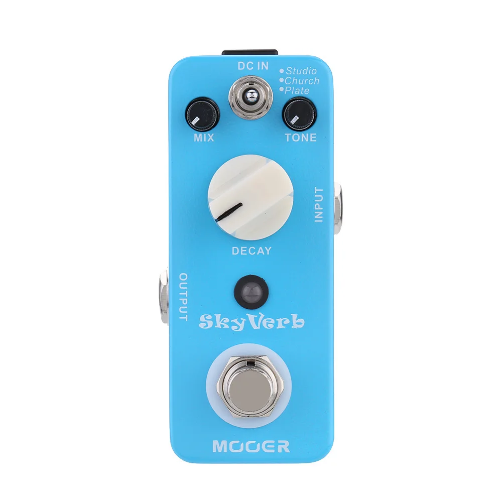 Mooer Sky Verb Micro Mini педаль эффектов реверберации для электрогитары True Bypass|effect pedal|for