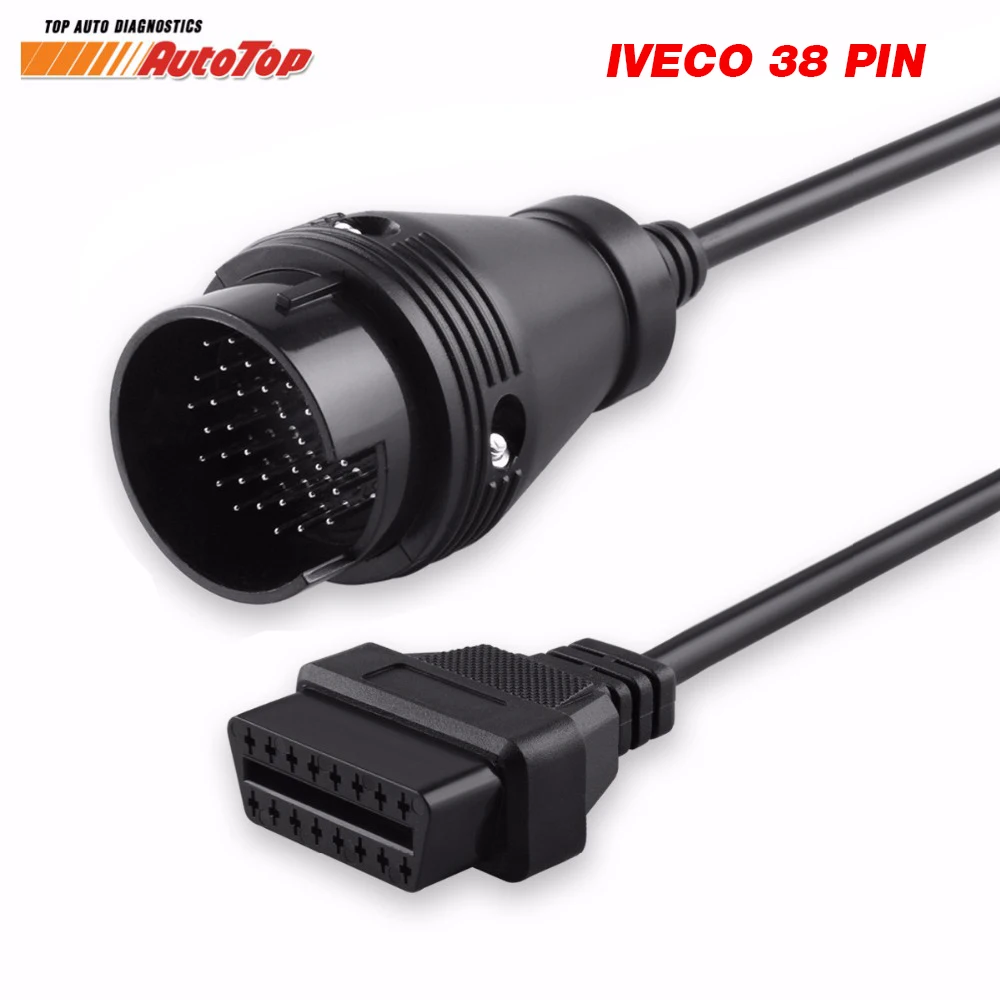Диагностический кабель для Ивеко 38 Pin ODB OBD2 адаптер 16Pin OBDII разъем автомобильный