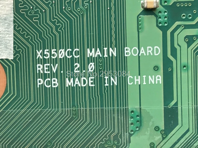 Материнская плата X550CC REV: 2,0 GT720M 4 Гб I3-2377U для ASUS X550CC R510CC материнская плата для ноутбука X550CC материнская плата X550CC материнская плата