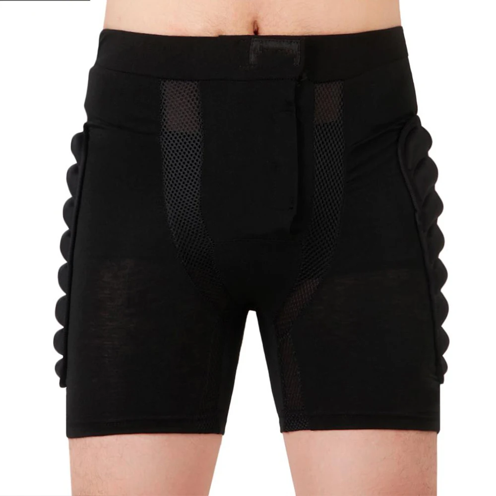 Защитные набедренные штаны черного цвета M/L/XL спортивная одежда для сноубординга дышащие Экстремальные виды спорта мягкие шорты для катания на лыжах унисекс