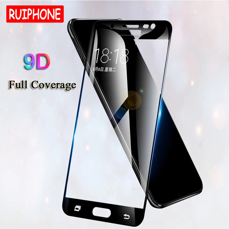 9D полное покрытие закаленное стекло для Samsung Galaxy J3 J7 2017 Защитная пленка экрана J2 Pro