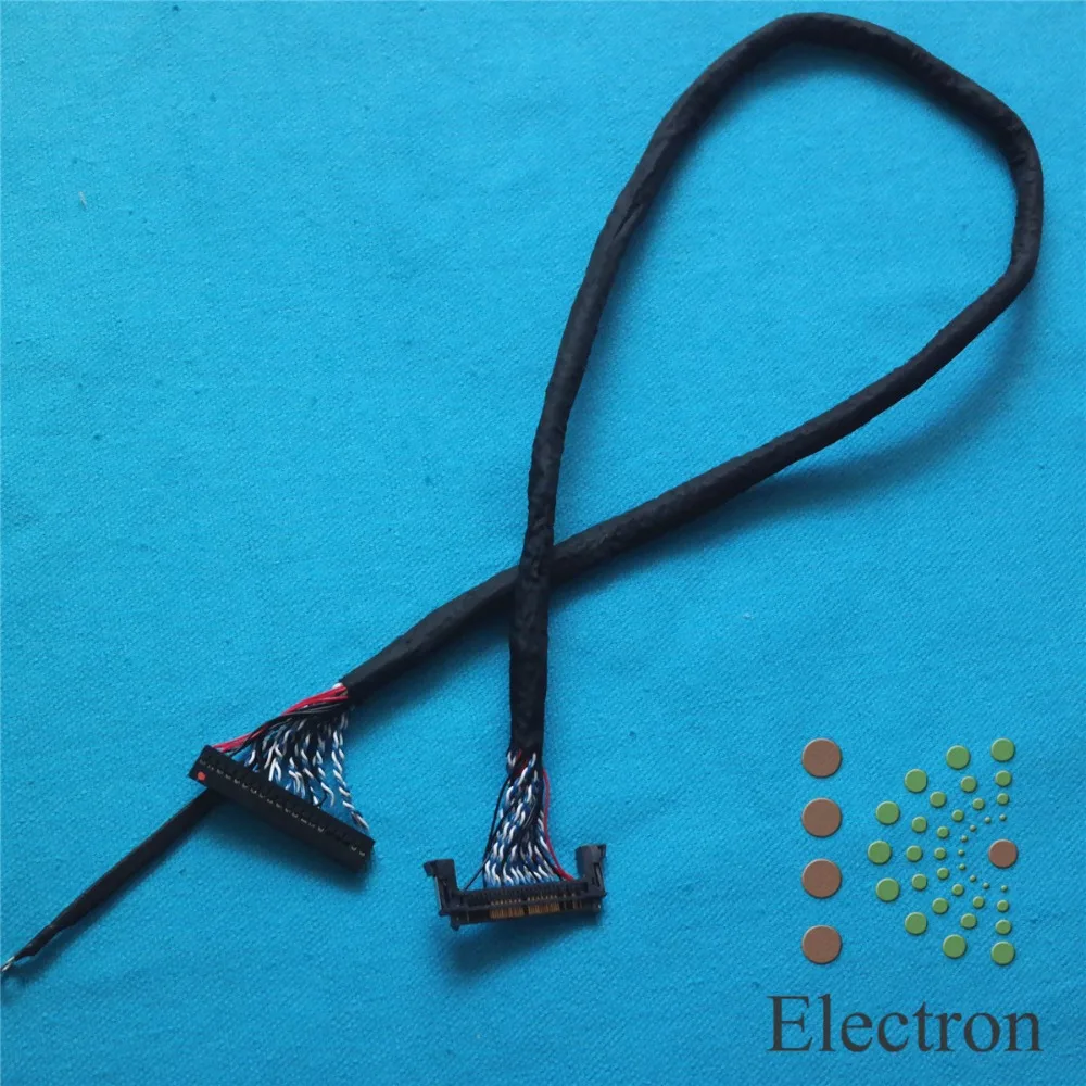 FI RE51S HF LVDS кабель 51Pin двойной 10 бит 56 см для LG большой размер ЖК ТВ монитор|lcd cable|monitor