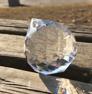 

15pcs 40mm Crystal Faceted Ball Hanging Prism Pendant For Chandelier Glass Lighting Parts Crystal Drop Ball