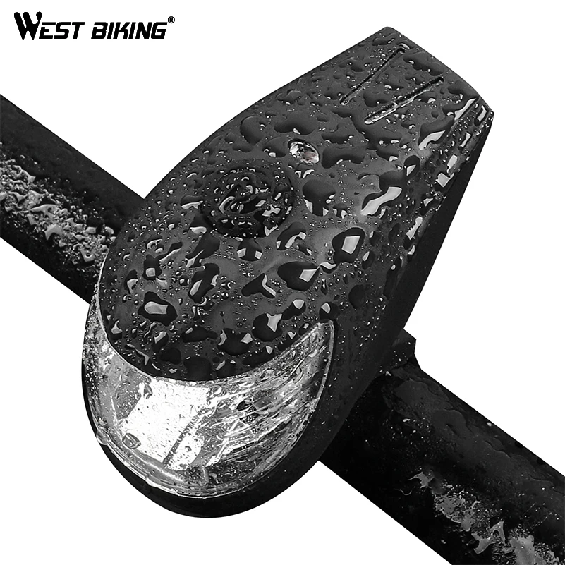 Водонепроницаемый велосипедный передний фонарь WEST BIKING индукционный яркий