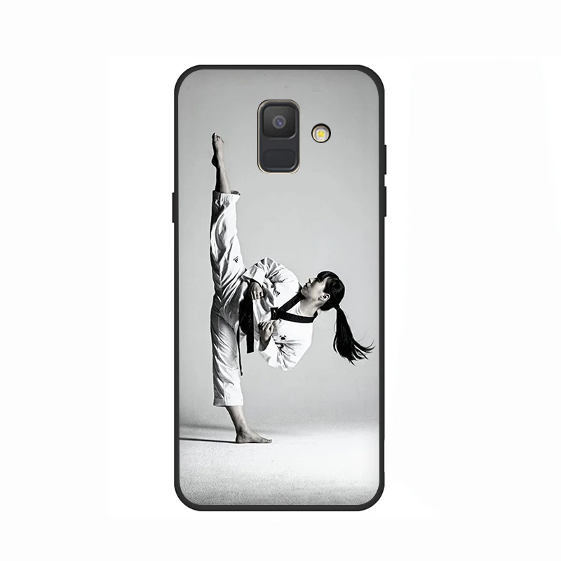 B8 Спорта тхэквондо силиконовый чехол для телефона для samsung A3 A5 A6 плюс A7 A8 A9 A10s 20С 30С 40С с 50s 70 J6 - Цвет: B8