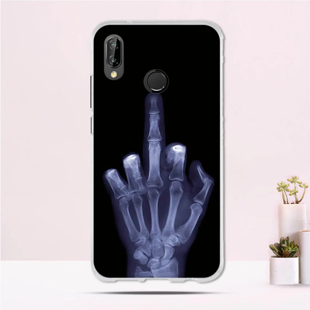 Мягкий силиконовый чехол для Huawei P20 Lite чехол-накладка из ТПУ телефона Nova 3e P20lite |