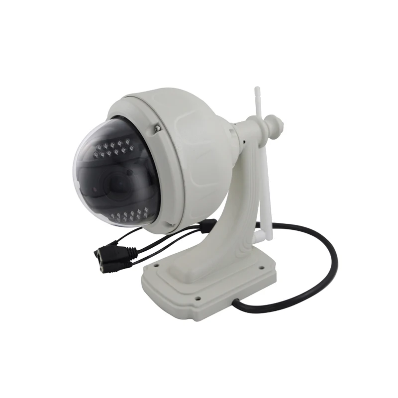 Мини Wifi Беспроводная купольная ip-камера PTZ наружная 720P HD 2 8-12 мм 4X Zoom CCTV видео сеть