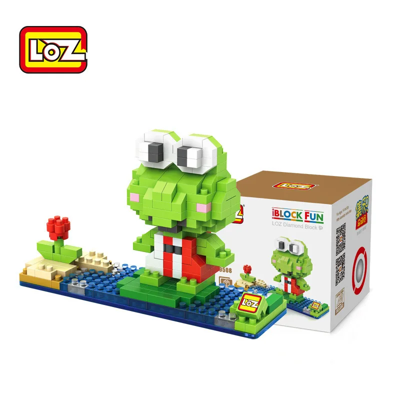 LOZ Briques Eclairent Monsieur. Гренуилле фигурки D➬tion рисунок Diamant блоков де строительства
