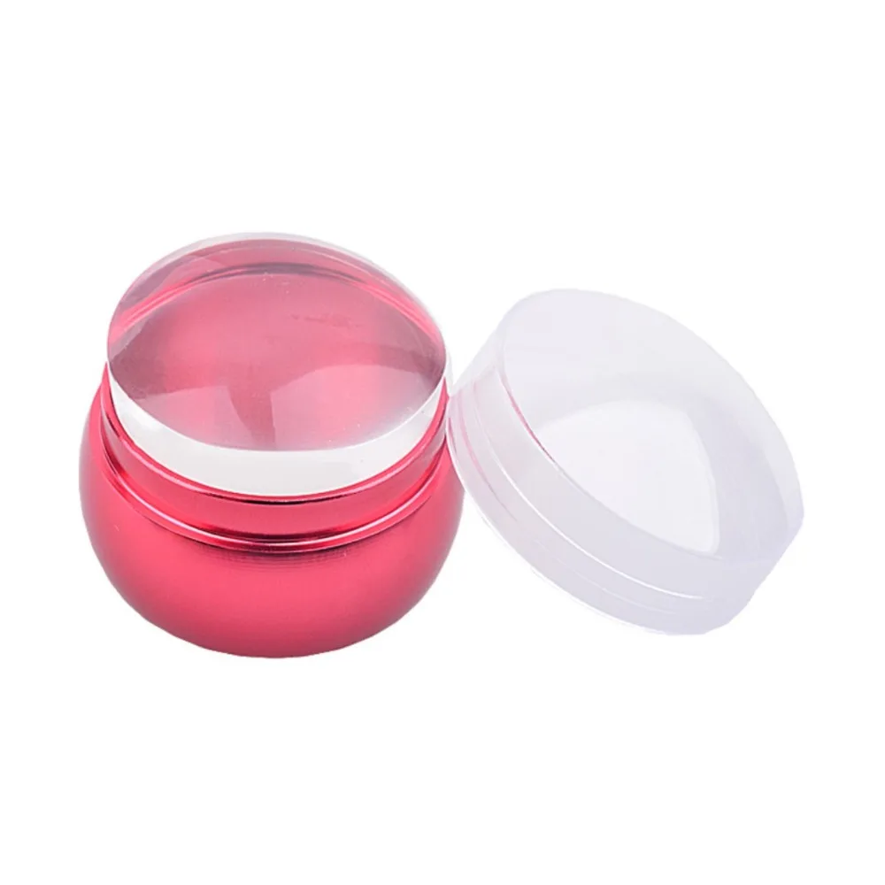 Новый матовый металлический стемпер в форме Красной бутылки для дизайна ногтей