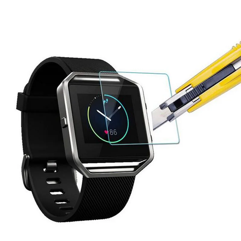 Ультра HD прозрачное Закаленное стекло Защитная пленка для Fitbit Blaze Sport Смарт-часы