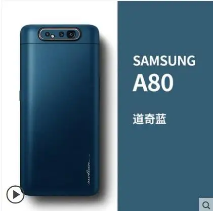 

For Samsung galaxy A80 case Luxury Genuine leather Natural Thin sticker skin Scratch proof fingerprint for samsung a80 cover