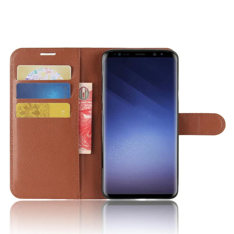 Для Samsung Galaxy S9 Plus Чехол кошелек Обложка на заднюю панель из искусственной кожи