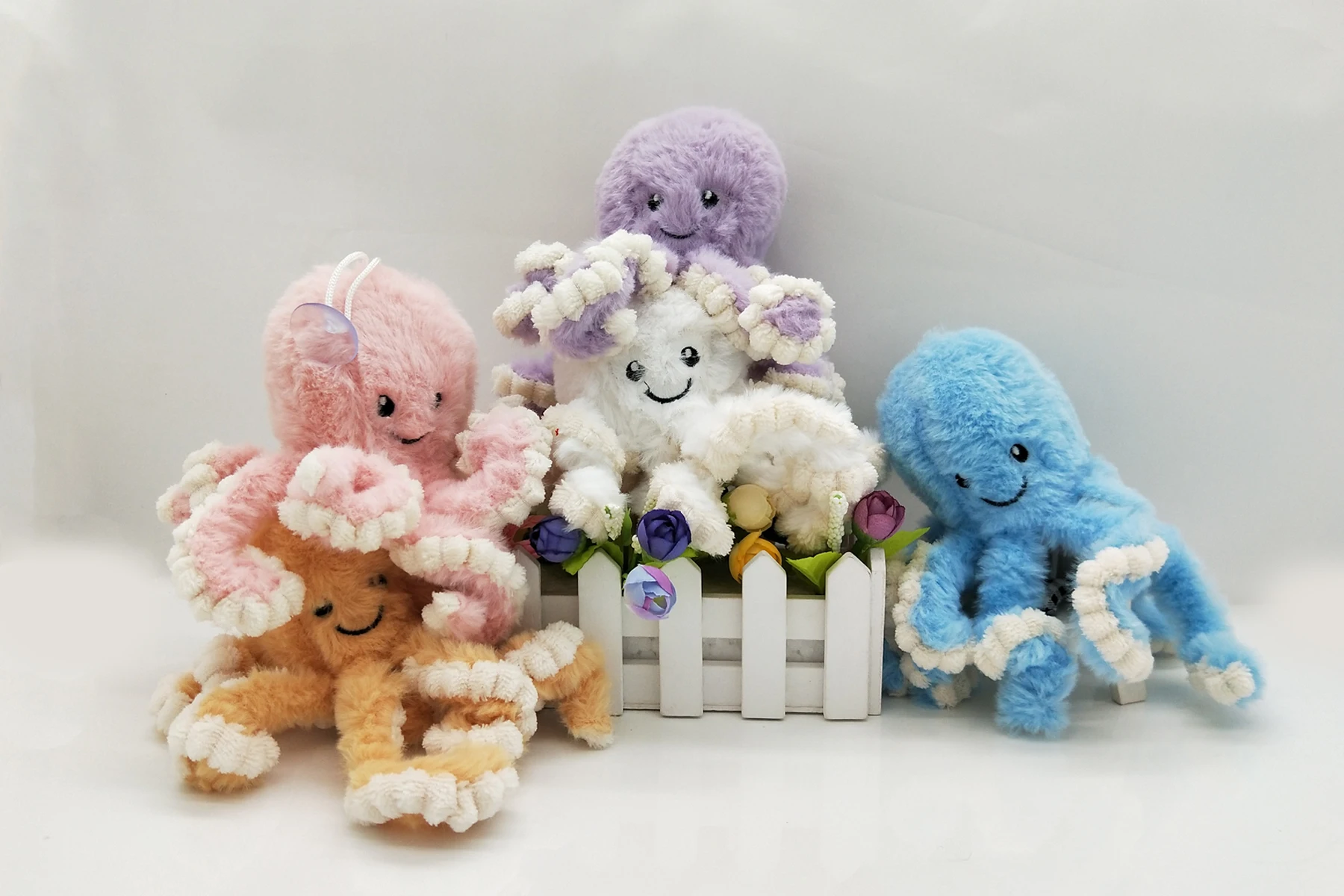 18cm-80cmLovely Simulation octopus Pendant Plush Stuffed Toy Soft Animal Home Accessories Cute Animal Doll Children Gifts