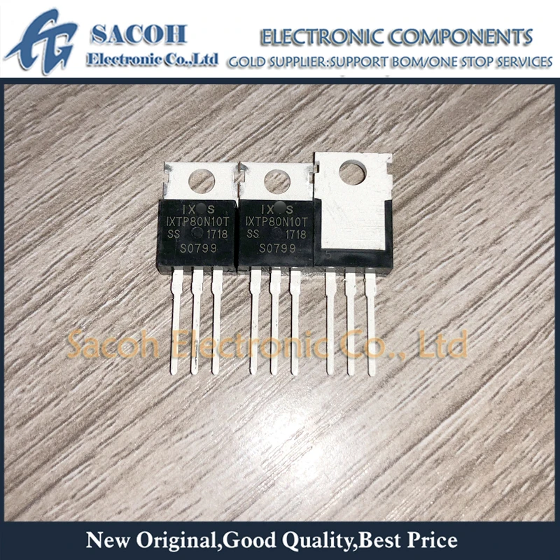 New Original 10PCS/Lot IXTP80N10T IXTP80N10 80N10 or IXTA80N10P or IXTP80N075L2 IXTA80N075L2 TO-220 80A 100V Power MOSFET