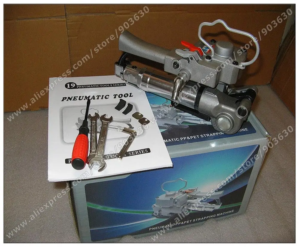 Factory Promotion Price!Pneumatic sealer tensioner combination welding packing machine strapping tool AQD-19 for PET 13-19mm | Инструменты