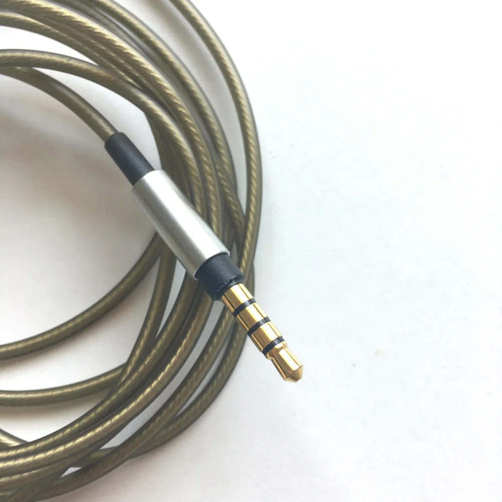 Запасной посеребренный аудиокабель 6 футов для наушников Denon AH-MM300 AH-MM200 |